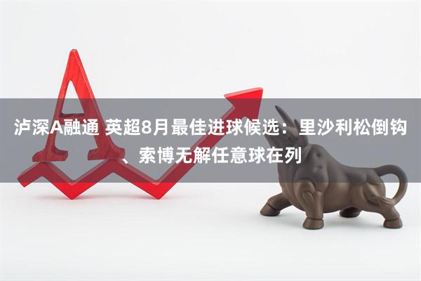 泸深A融通 英超8月最佳进球候选：里沙利松倒钩、索博无解任意球在列
